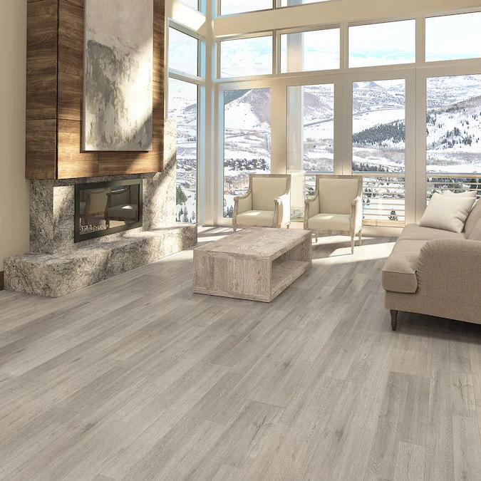 Style Selections Calabash Oak 7-mm T x 8-in W x 48-in L Wood Plank Laminate Flooring (23.91-sq ft / Carton) - Image 4