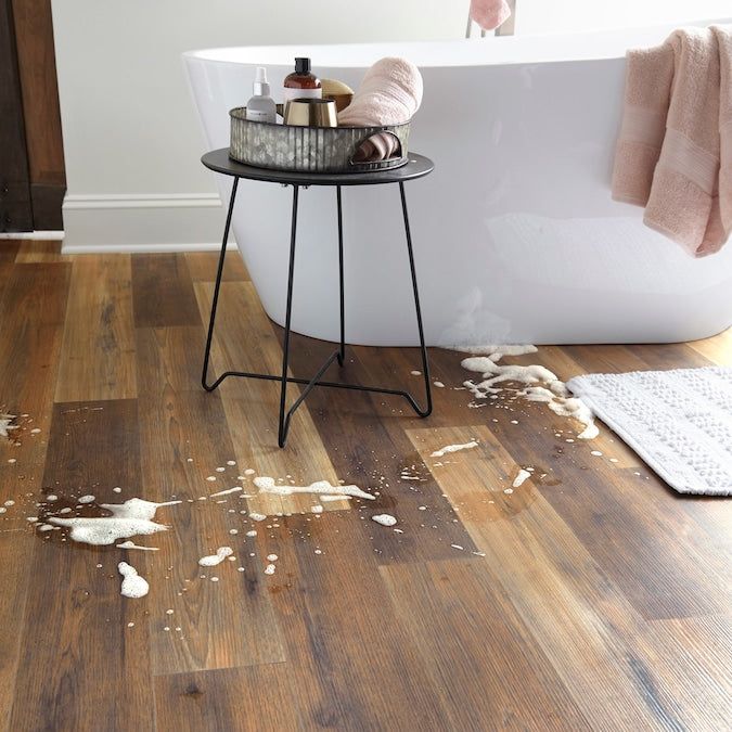 Style Selections Hickory Medley 12-mm T x 6-in W x 50-in L Water Resistant Wood Plank Laminate Flooring (17.07-sq ft / Carton) - Image 4