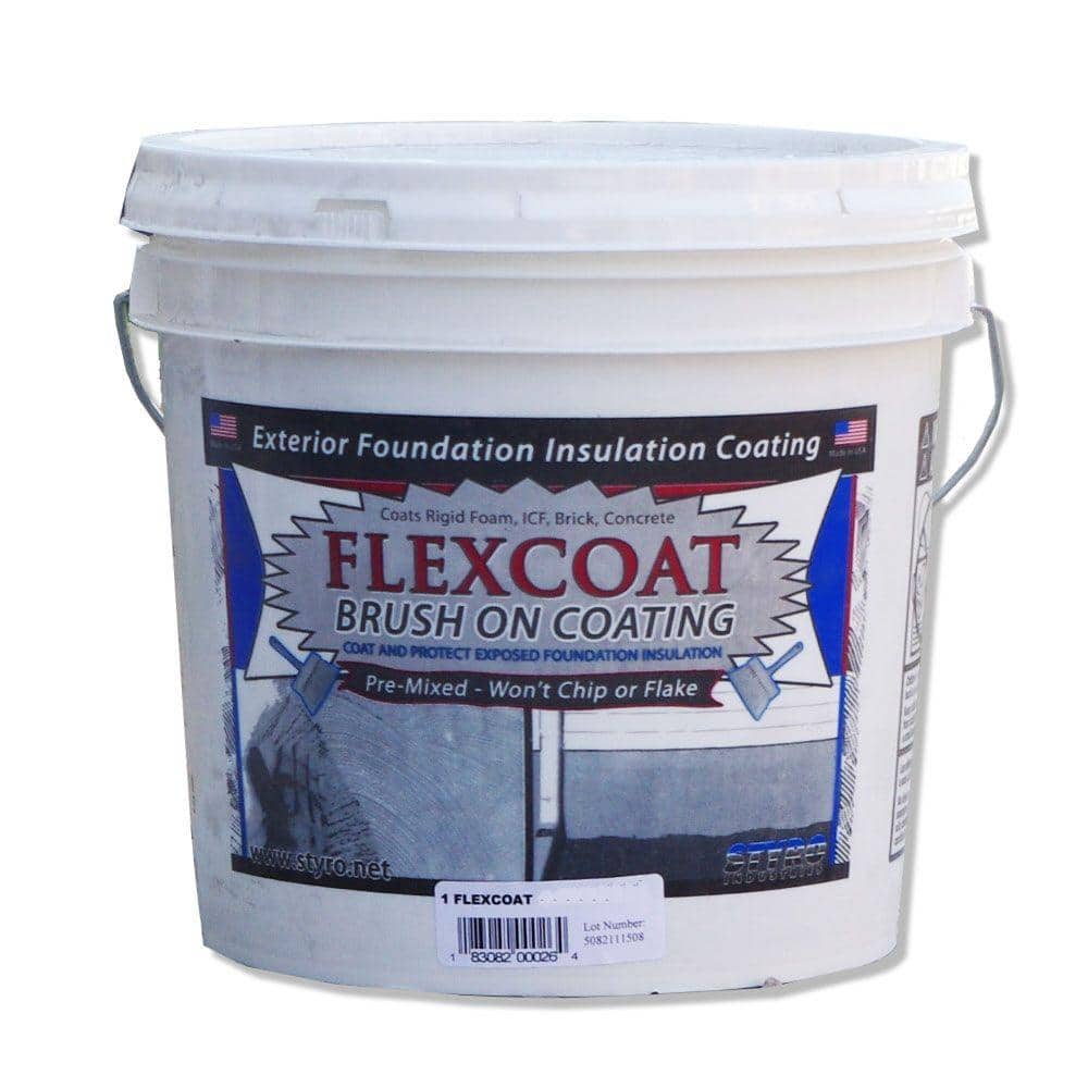 Styro Industries FlexCoat Wheaton Brush-On Foundation Coating, 2 Gallon