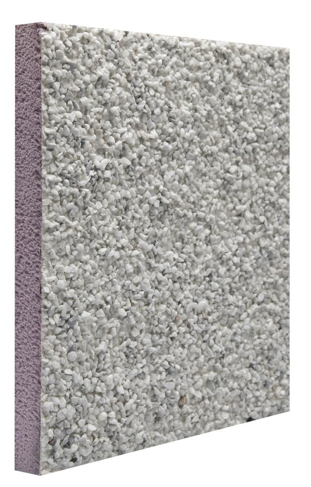 Styro Industries FP Ultra Lite 2' x 4' x 1" Georgia Mist Aggregate Foundation Insulation Panel