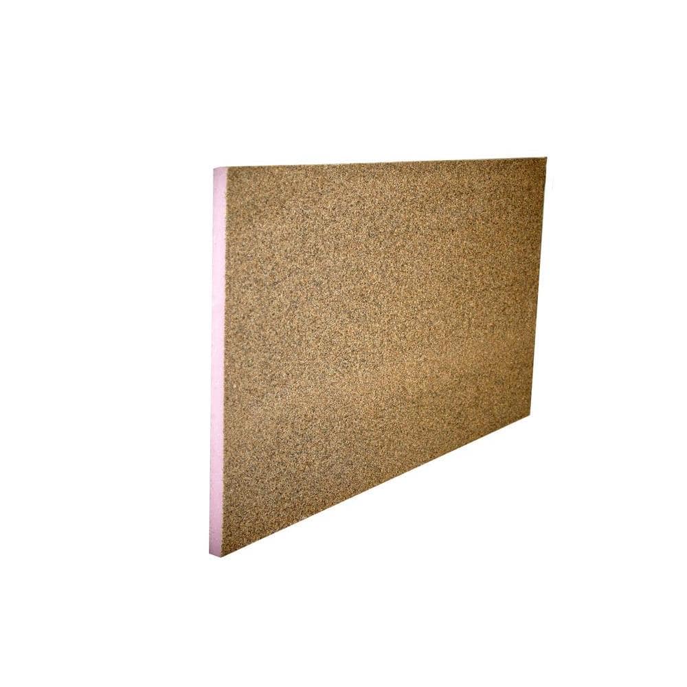 Styro Industries FP Ultra Lite 4' x 4' x 1" Ivory Cream Aggregate Foundation Insulation Panel