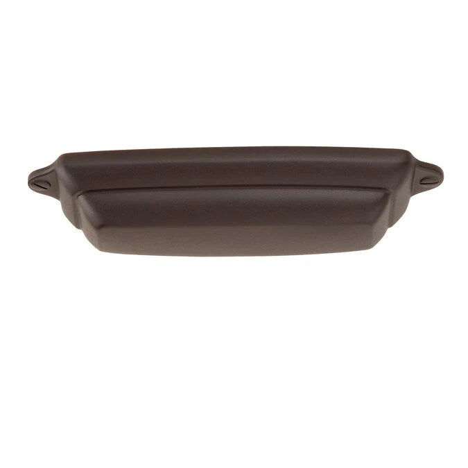 Sumner Street Home Hardware Grayson 2-1/2-in Center to Center Oil-Rubbed Bronze Rectangular Cup Drawer Pull - Image 3