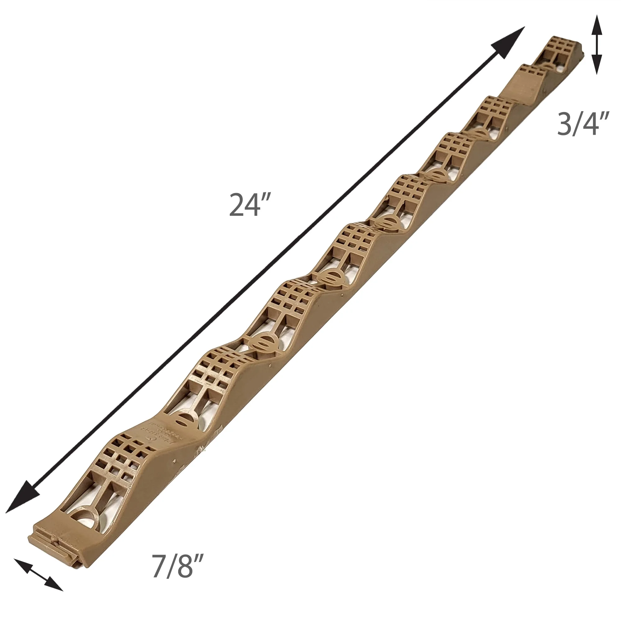 SUN 'N RAIN Plastic Horizontal Closure-6, Beige – 10 Packs of 6 (24 in length) - Image 2