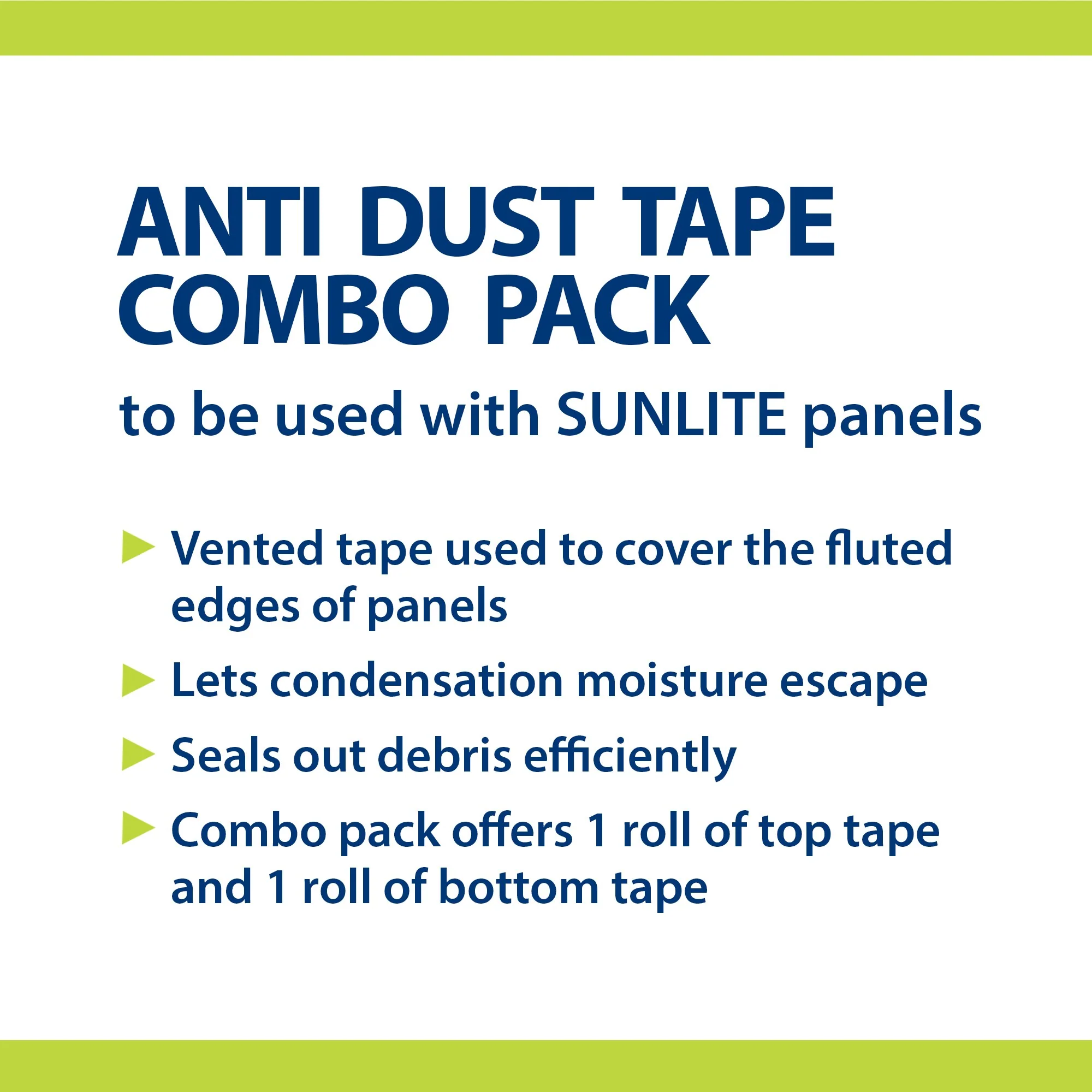 SUNLITE 32.8-ft Roof Seam Anti-Dust Tape – 1.1-in Width, Gray - Image 3