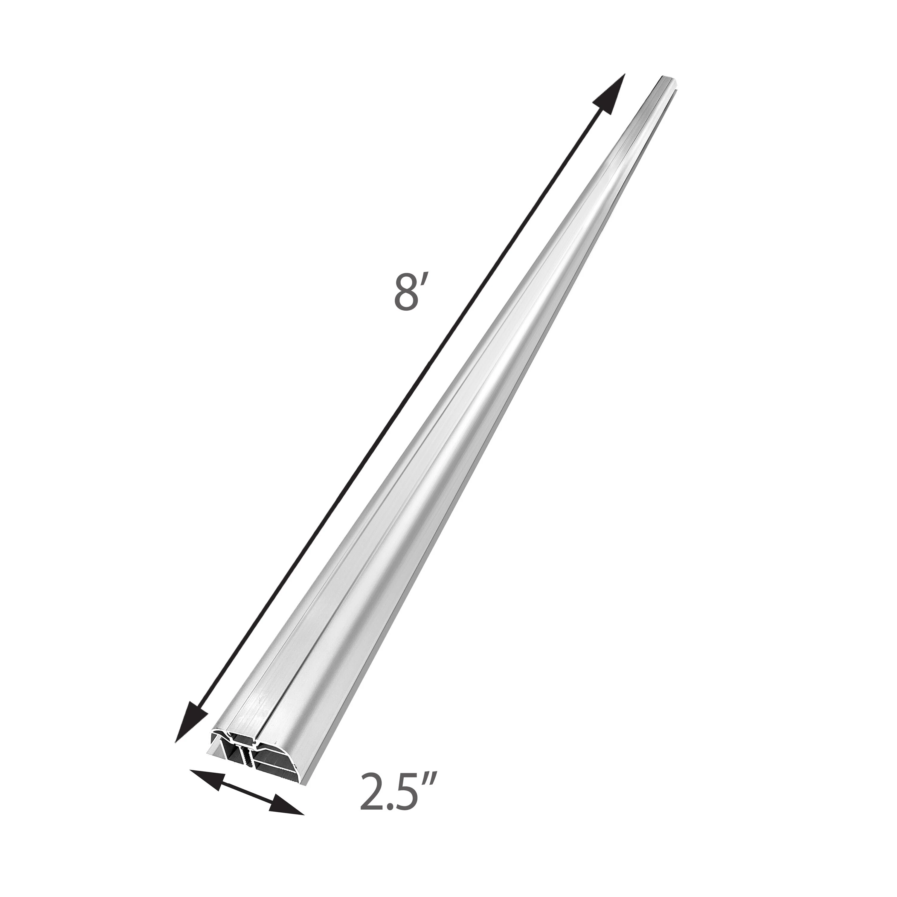 Sunscape 0.274-ft W x 8-ft L Corrugated Silver Polycarbonate Roof Panel - Image 3