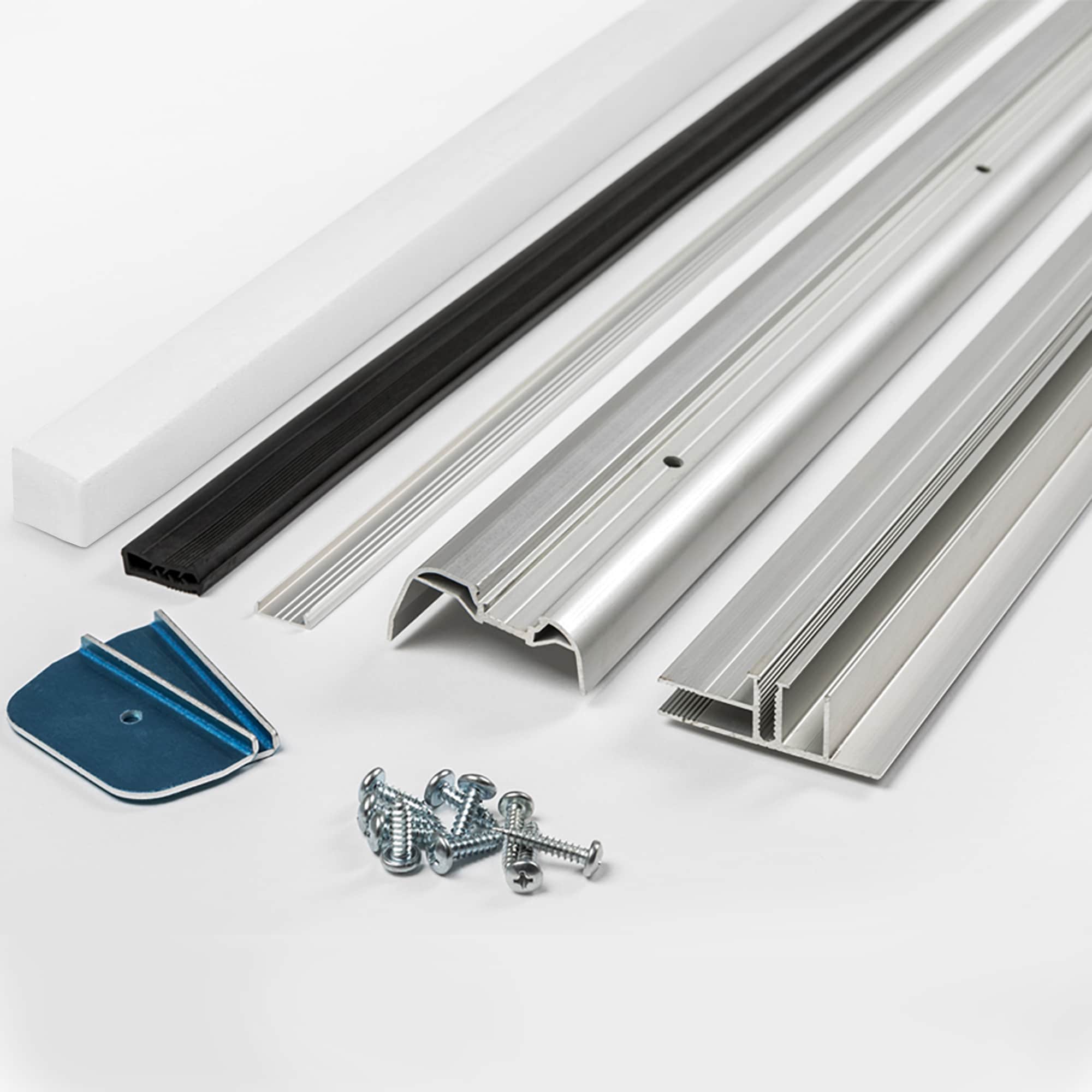 Sunscape 0.274-ft x 10-ft Corrugated Silver Polycarbonate Plastic Roof Panel