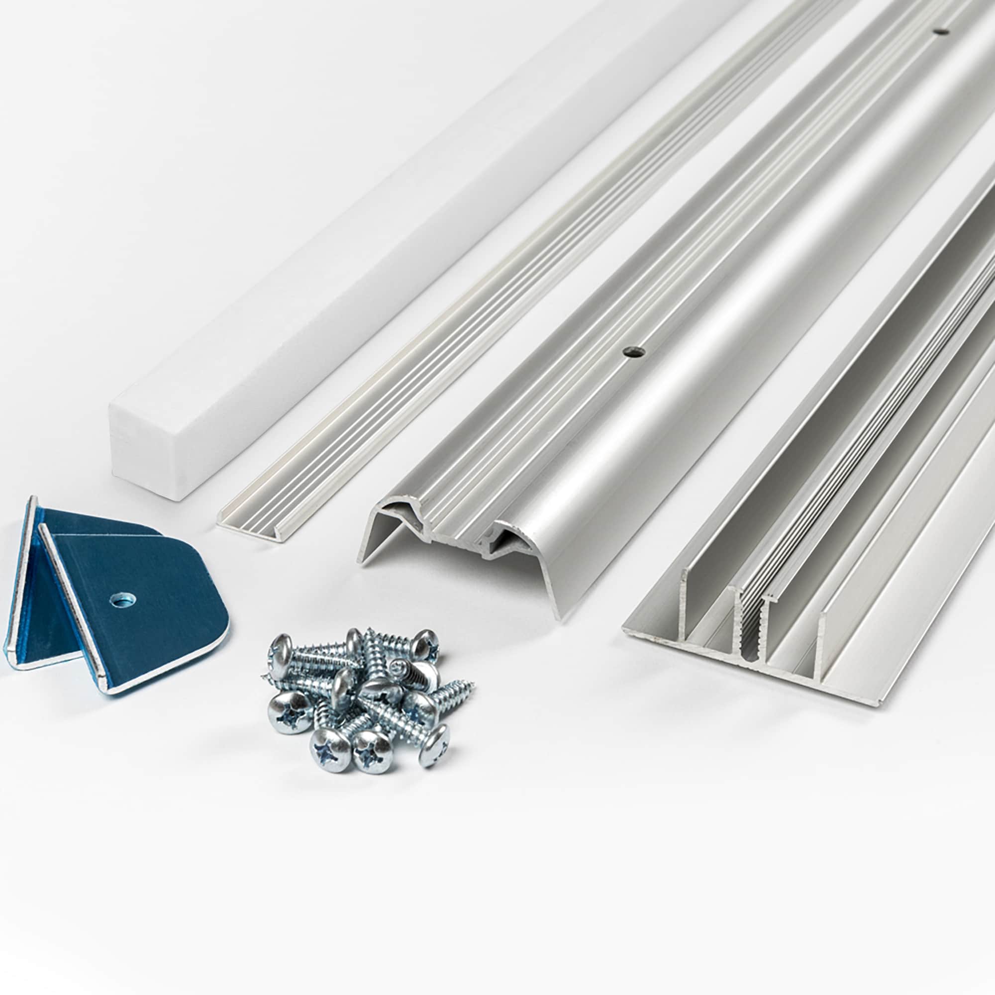 Sunscape 0.274-ft x 12-ft Corrugated Silver Polycarbonate Roof Panel