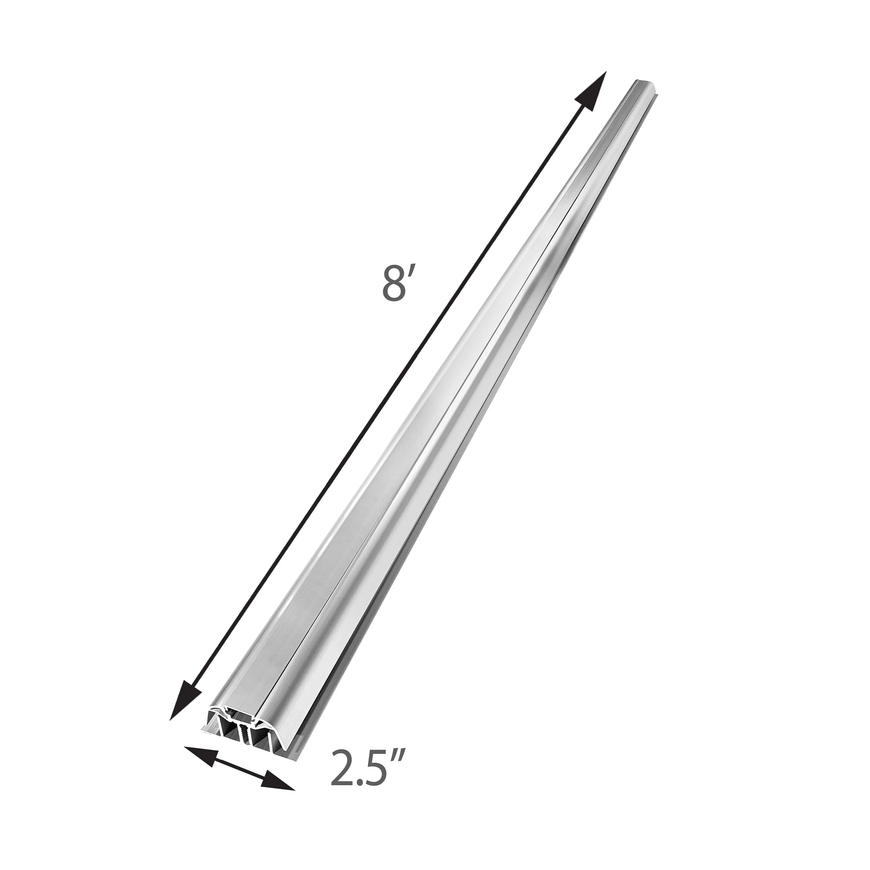 Sunscape 0.274-ft x 8-ft Corrugated Silver Polycarbonate Roof Panel - Image 3