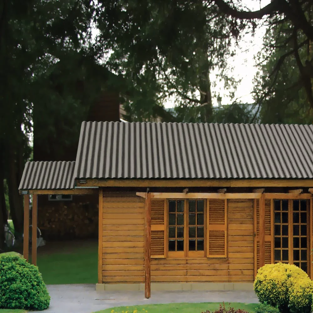 SUNTOP PALRAM 2.2-ft x 6-ft Corrugated Castle Gray Polycarbonate Roof Panels, 10-Pack - Image 6