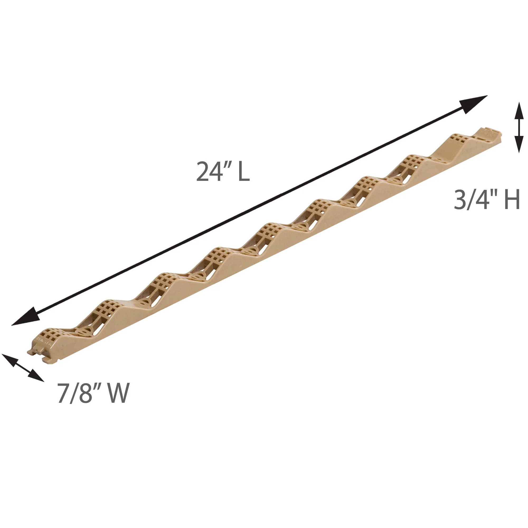 SUNTOP Suntop Horiz Plastic Closure Strip, 6-Pack, 24 in Length - Image 2