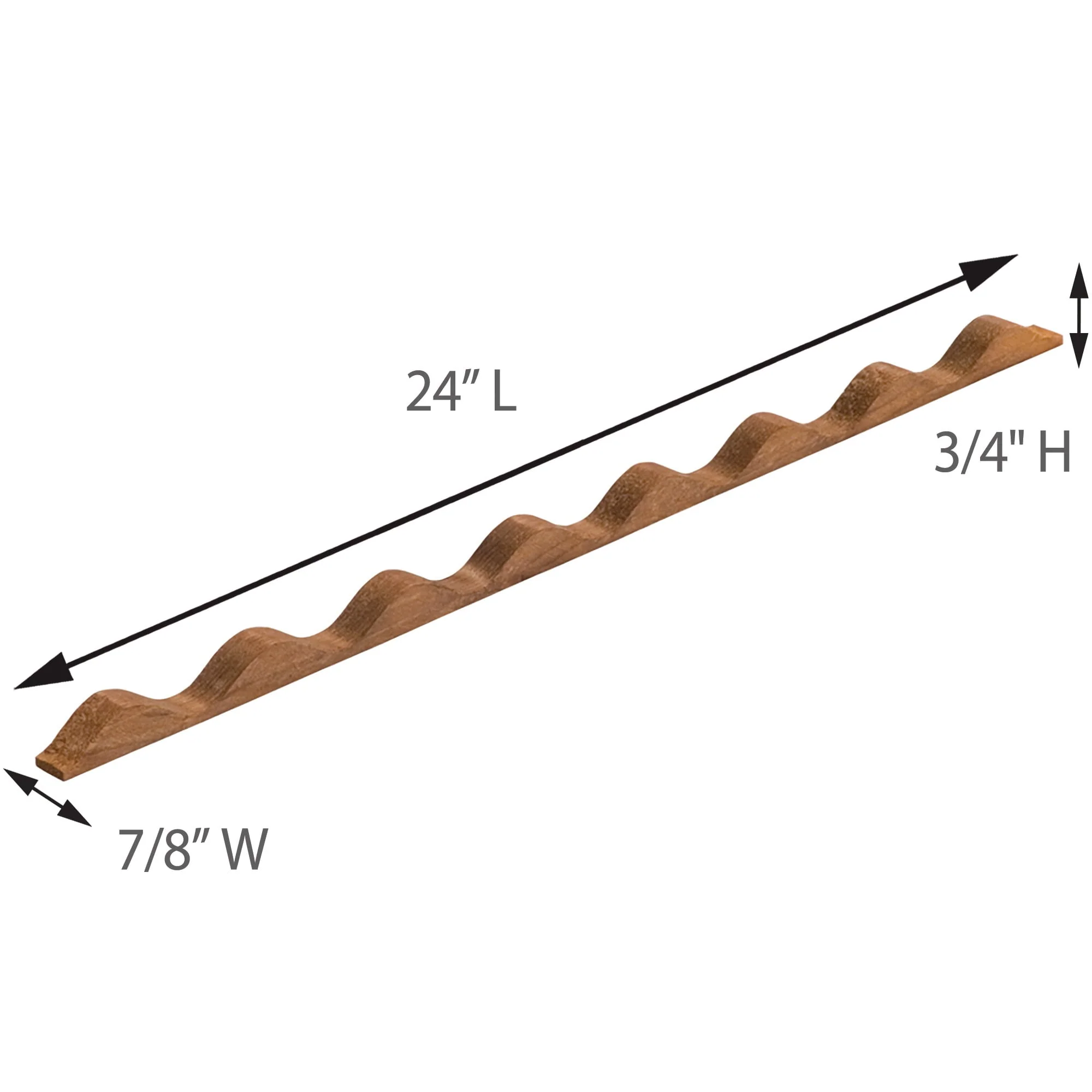 SUNTOP Suntop Wood Horizontal Closure Strips, 24 in x 7/8 in x 3/4 in – 10 Packs of 5 - Image 2