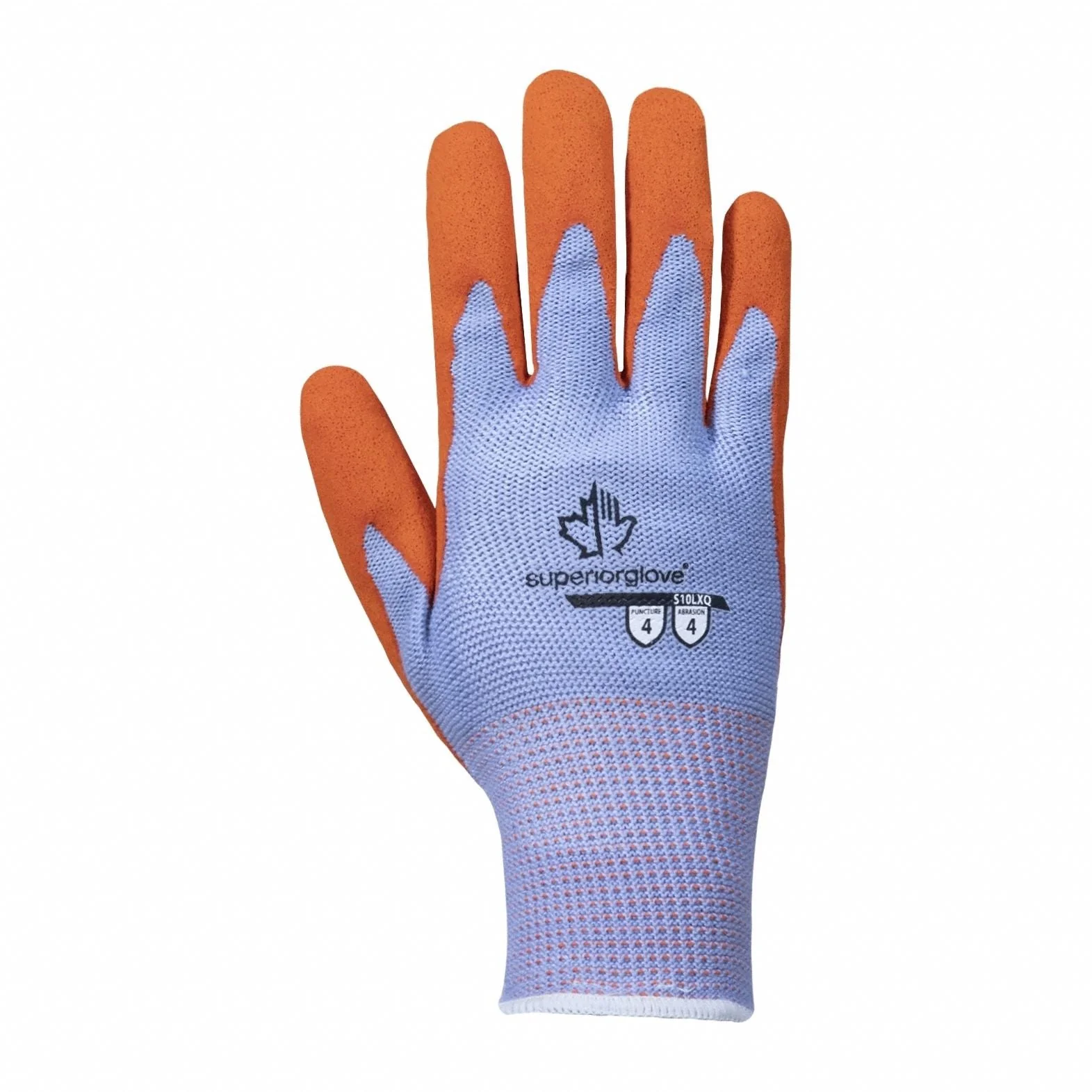 SUPERIOR GLOVE Dexterity® Knit Gloves, Medium, Latex Palm Coating, 12 Pack