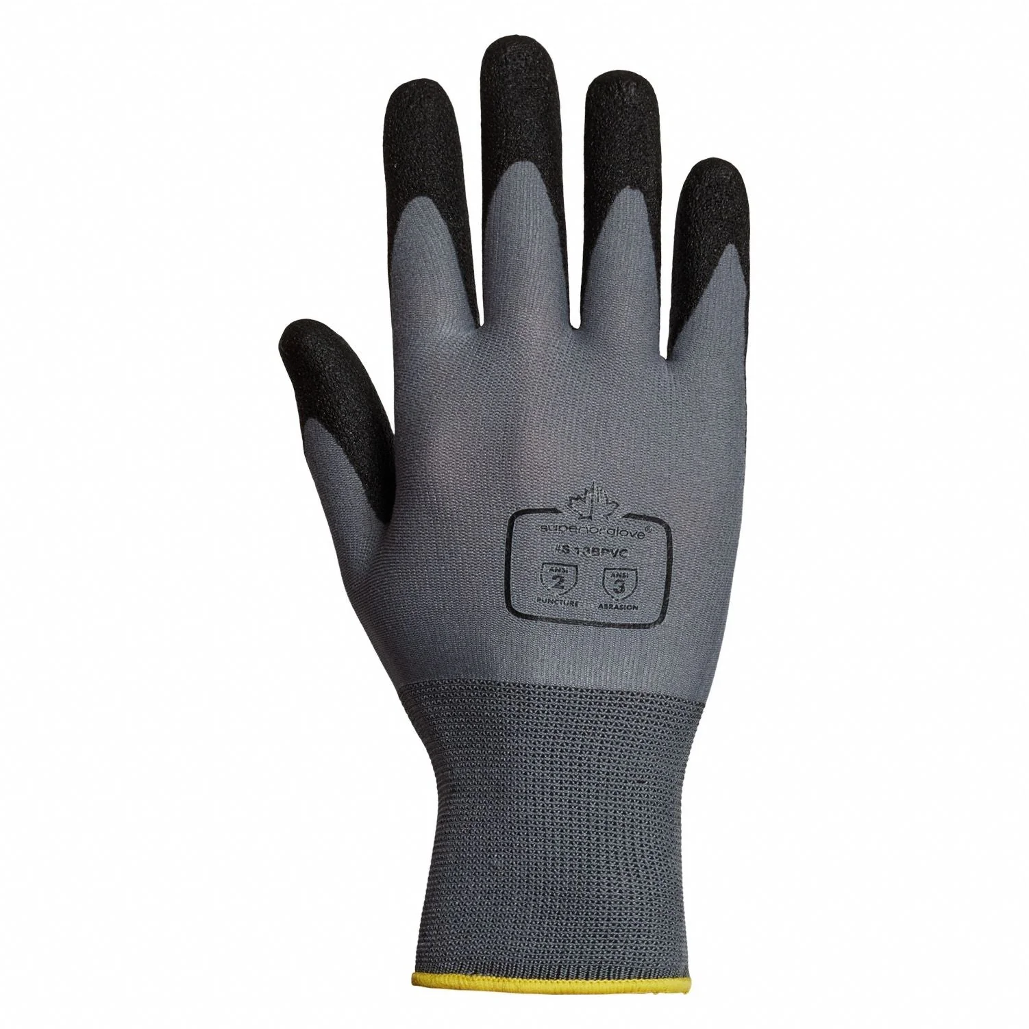 SUPERIOR GLOVE Sandy PVC Coated Gloves 2XL, 12-Pack