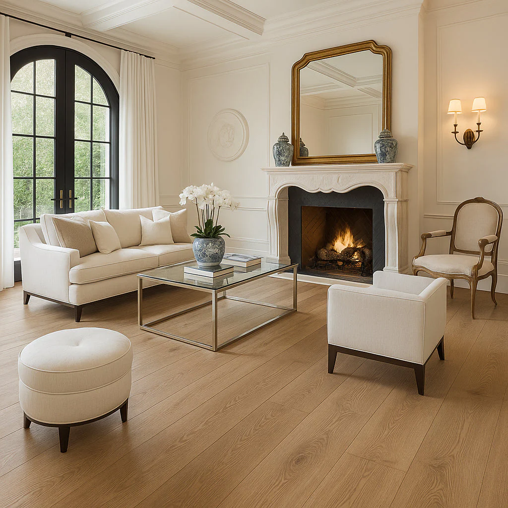 Superoak Plain Driftwood Hybrid Resilient Flooring - Waterproof, Scratch-Resistant, 7.68 in. x 48 in. - Image 4