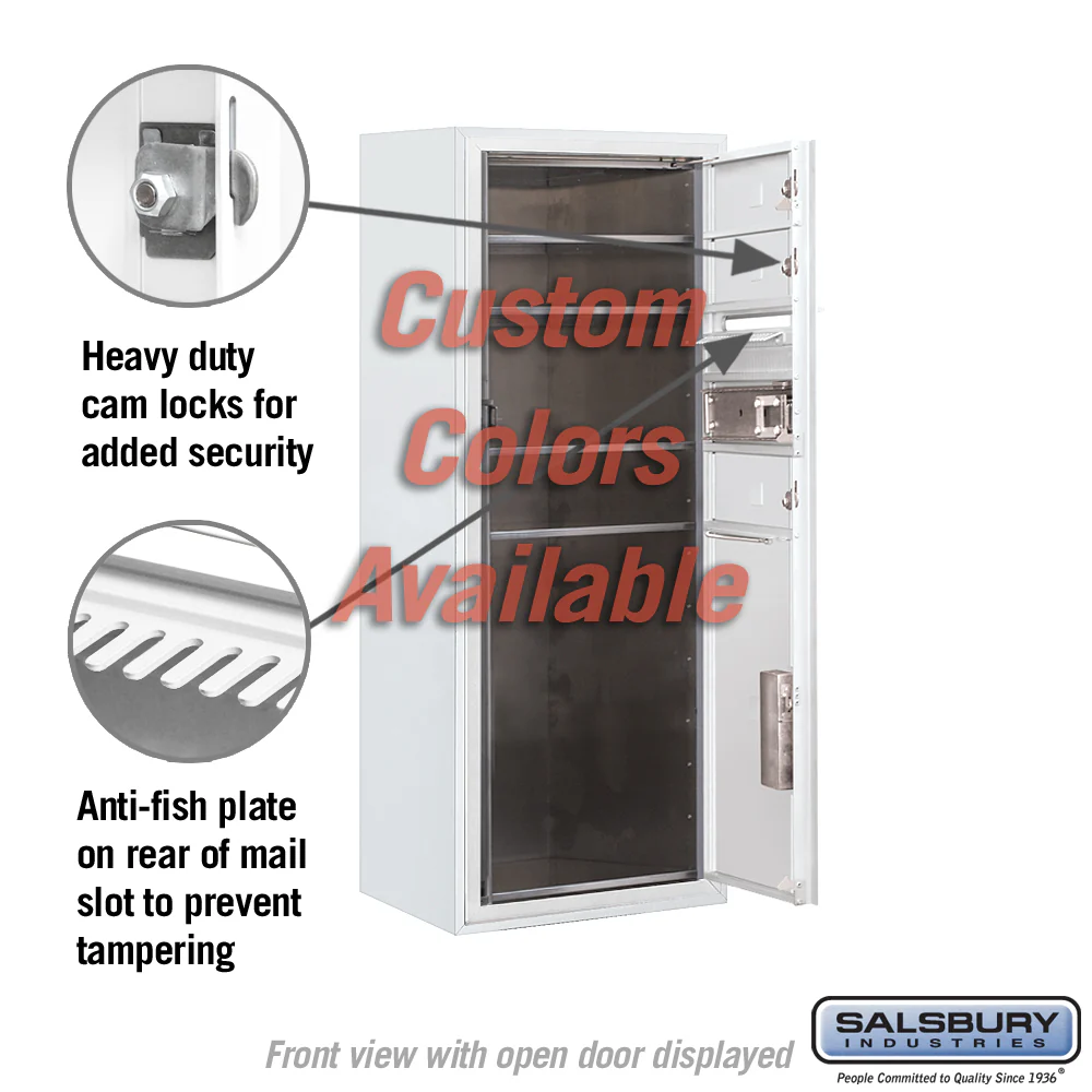 Surface Mounted 4C Horizontal Mailbox Unit - 10 Door High - Front Loading - Private Access - Image 3