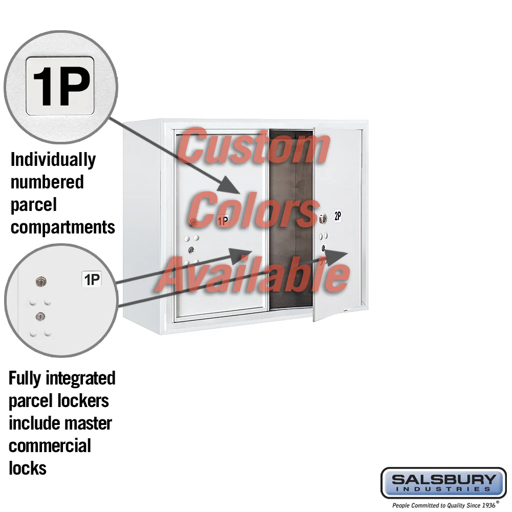 6-Door High Surface Mounted Parcel Locker with Private Access - Image 10