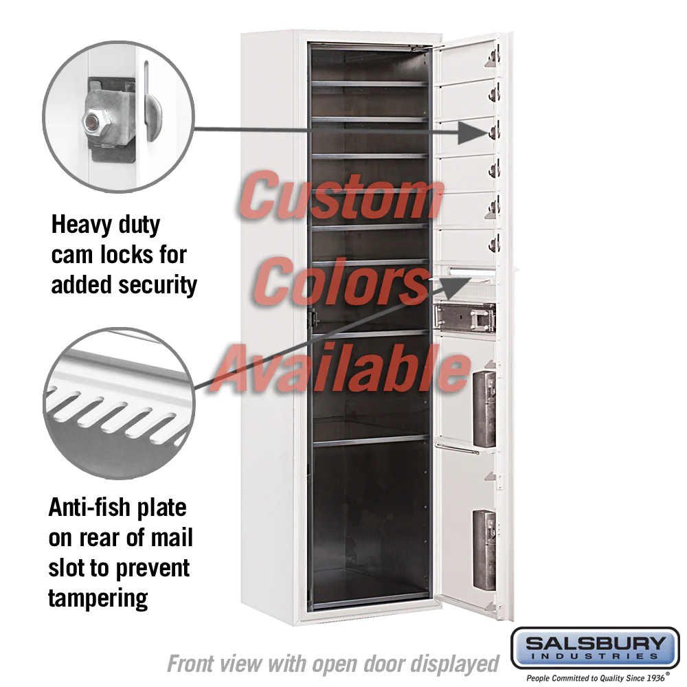 Surface Mounted 4C Horizontal Mailbox Unit with Customizable Options - Image 3