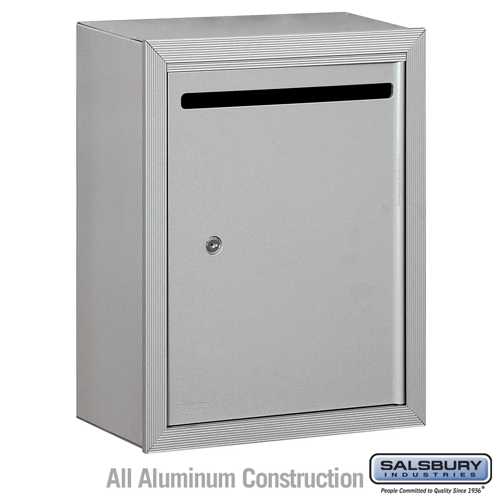 Surface Mounted Aluminum Letter Box with Commercial Lock