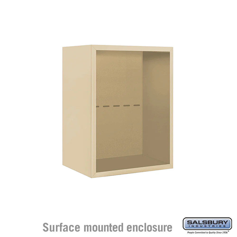 Surface Mounted Enclosure for 3706 Single Column Unit in Sandstone