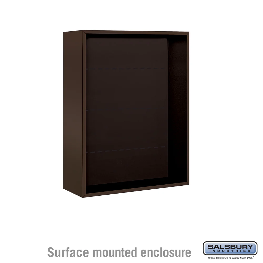 Surface Mounted Enclosure for 3710 Double Column Unit - Bronze