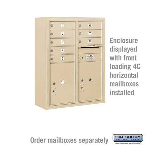 Surface Mounted Enclosure for Double Column 4C Horizontal Mailbox Unit - Image 3