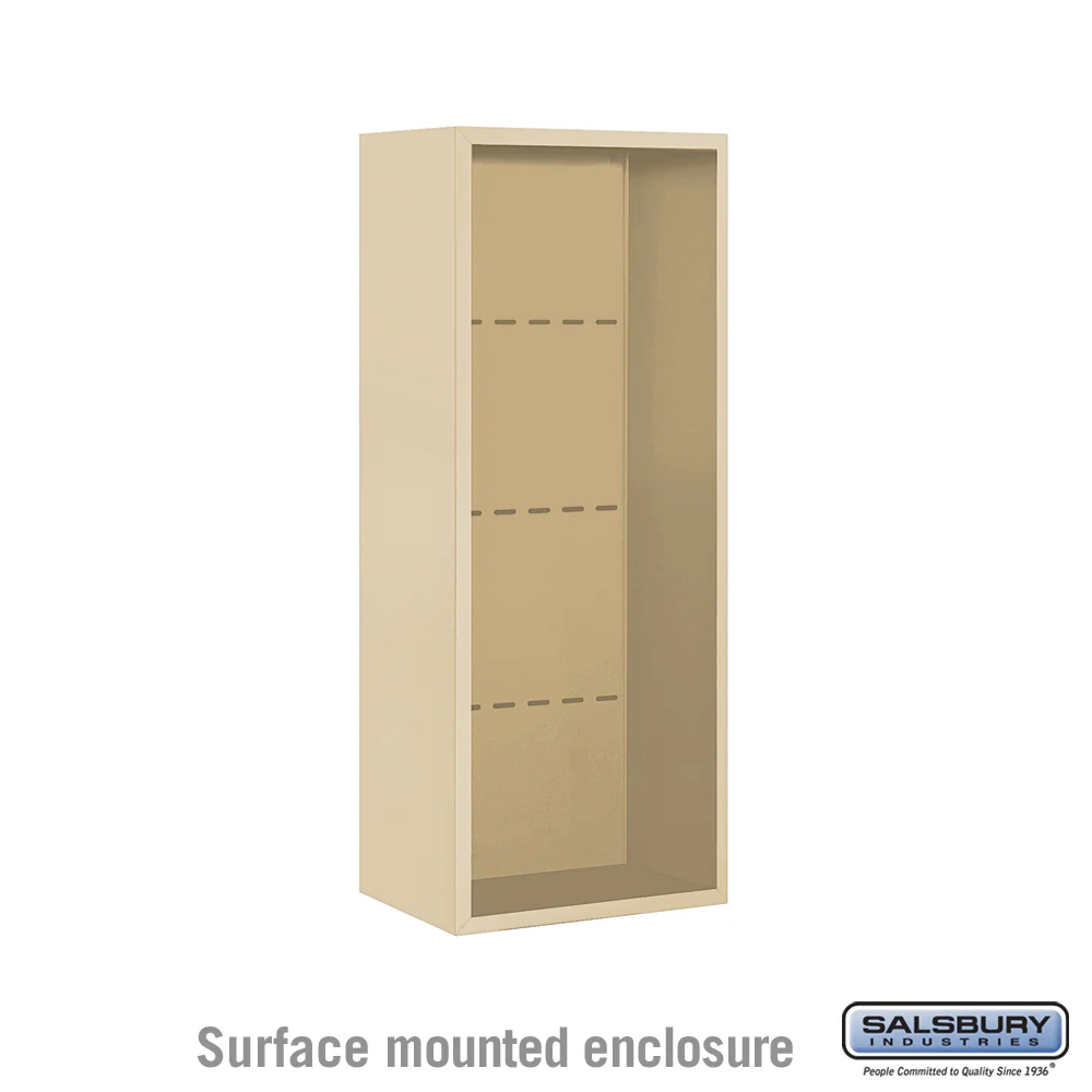Surface Mounted Enclosure for 3710 Single Column Unit in Sandstone
