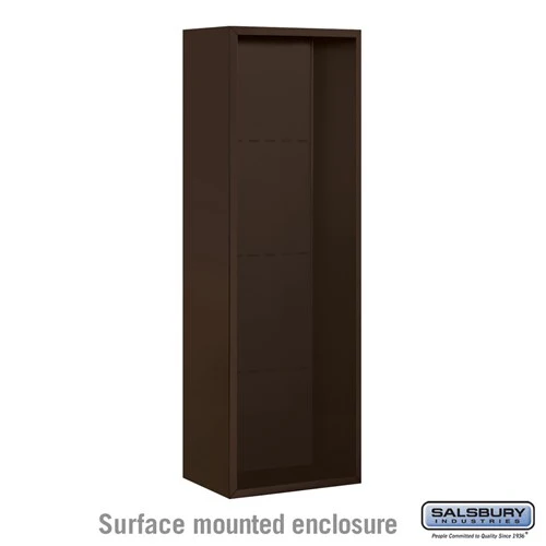 Surface Mounted Enclosure for 3711 Single Column Unit - Bronze