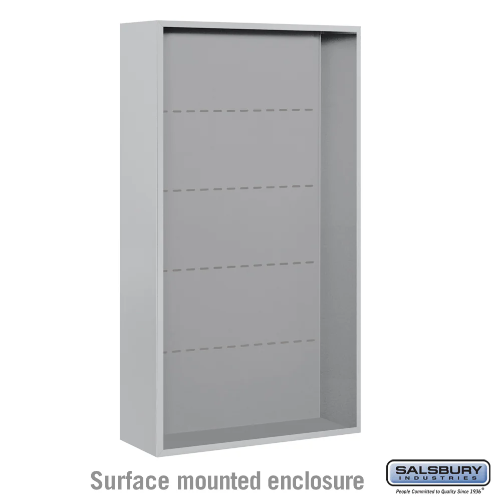 Surface Mounted Enclosure for 3716 Double Column Unit - Aluminum