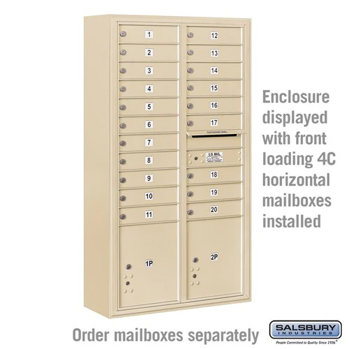 Surface Mounted Enclosure for 3716 Double Column Unit - Sandstone - Image 2
