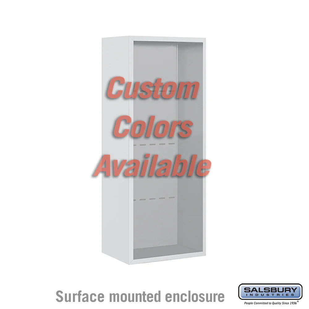 Surface Mounted Enclosure for 4C Horizontal Mailbox Unit - Custom Color