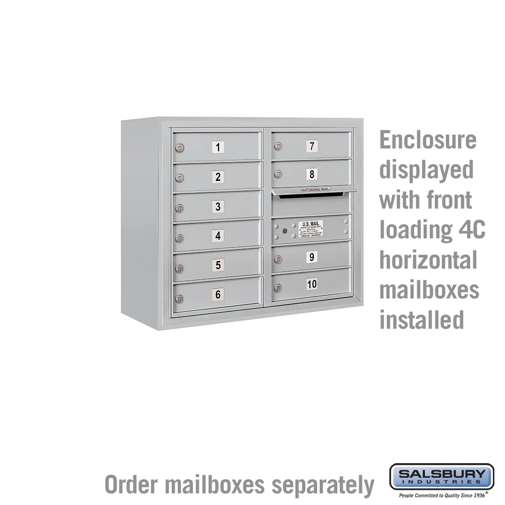 Surface Mounted Enclosure for Double Column Mailboxes - Image 2