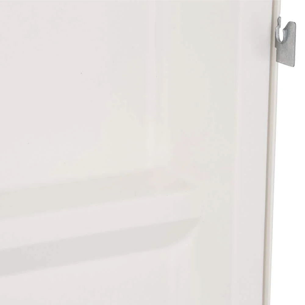 Swan 34 in. x 48 in. x 72 in. 3-Piece Direct-to-Stud Alcove Shower Surround in Bone - Image 3