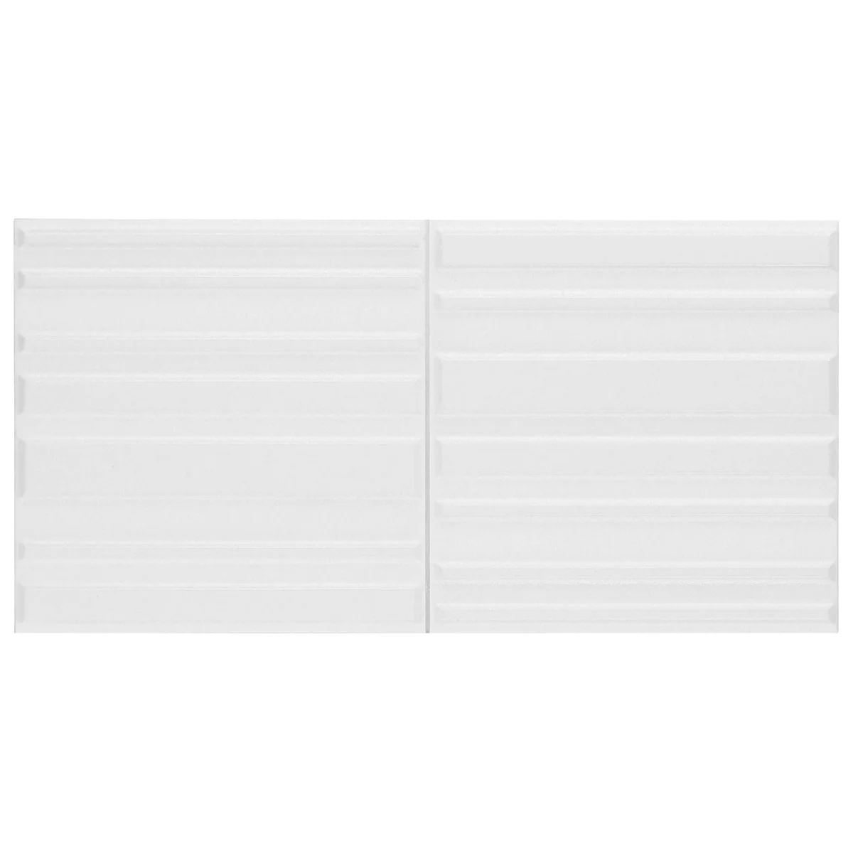 Sydney White 8x16 3D Mixed Finish Ceramic Wall Tile - Image 5