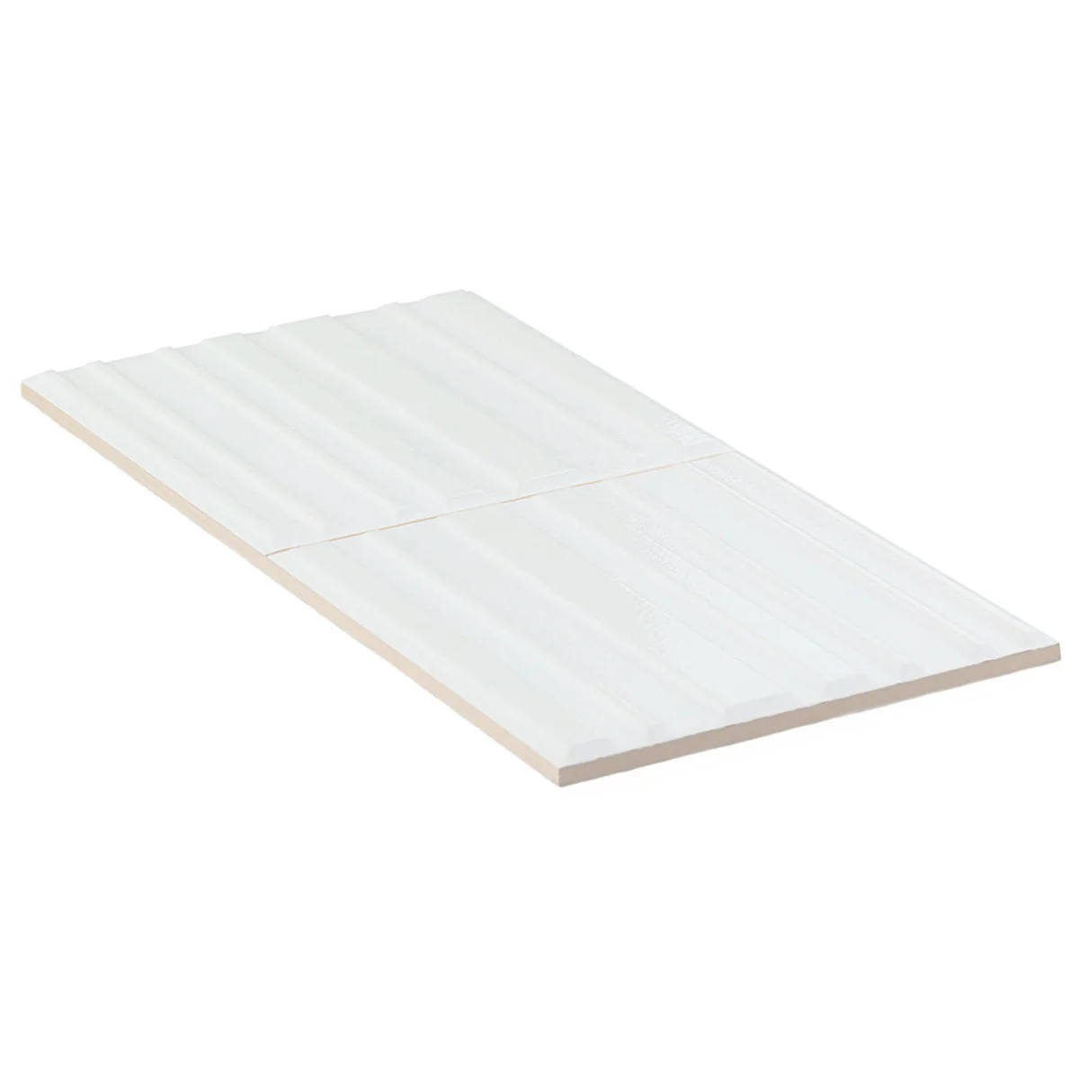 Sydney White 8x16 3D Mixed Finish Ceramic Wall Tile - Image 9