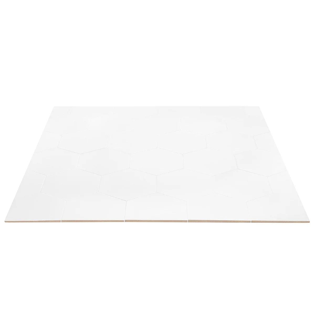 SymetroHex White 10" Matte Porcelain Tile - Lux Tile - Image 9
