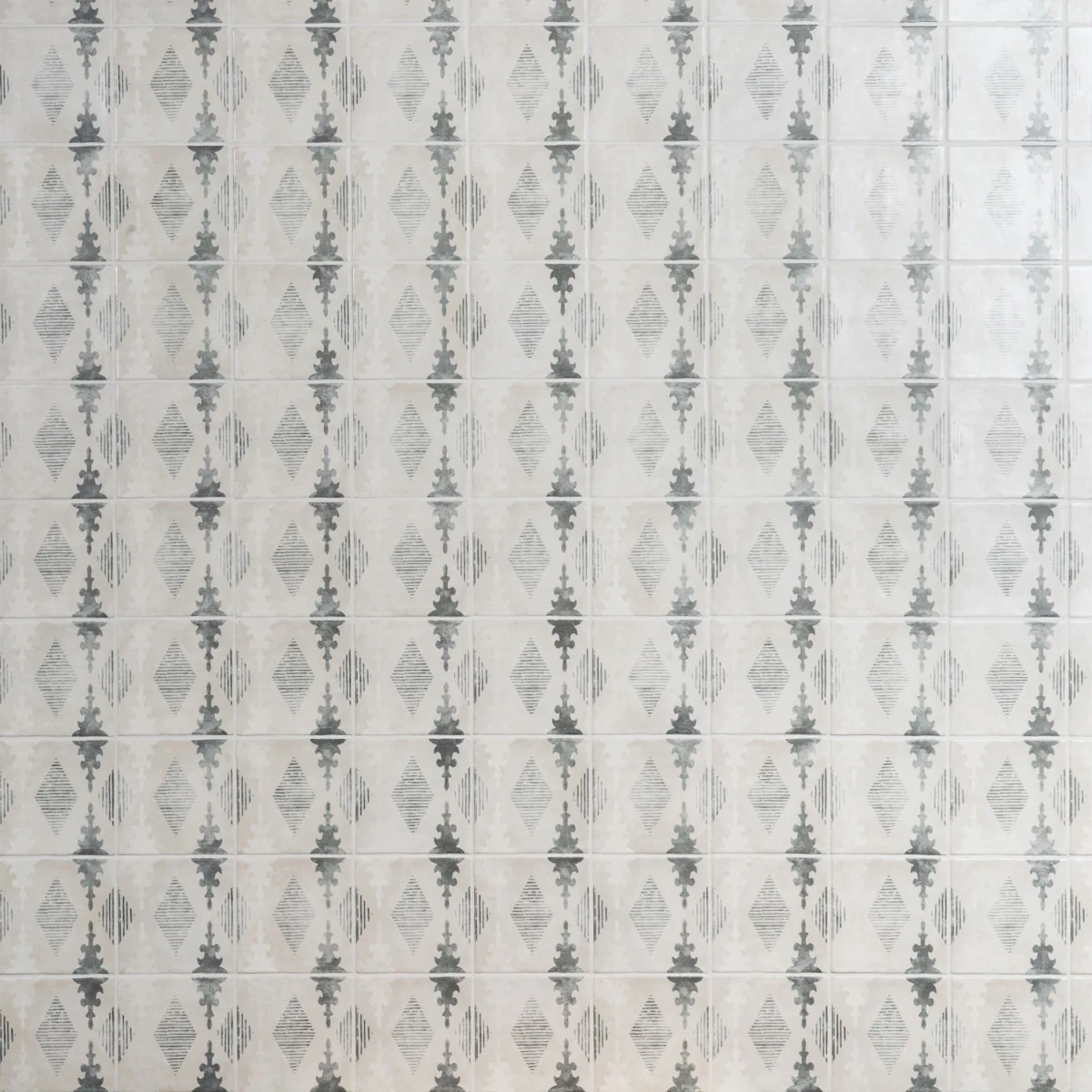 Talia Aztec Blue Gray 5x5 Matte Ceramic Tile by Paula Purroy - Image 8