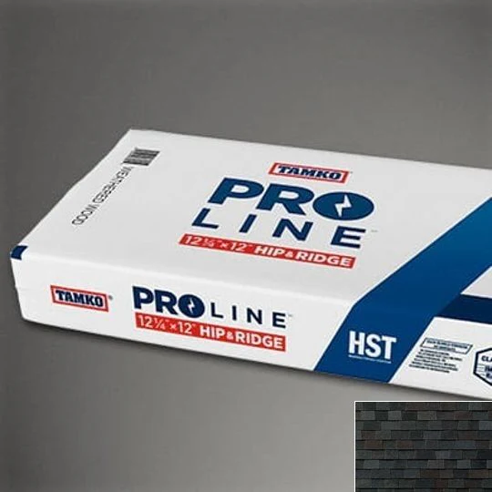 TAMKO PROLINE Hip & Ridge Shingles, Black Walnut, 12-1/4 in x 12 in