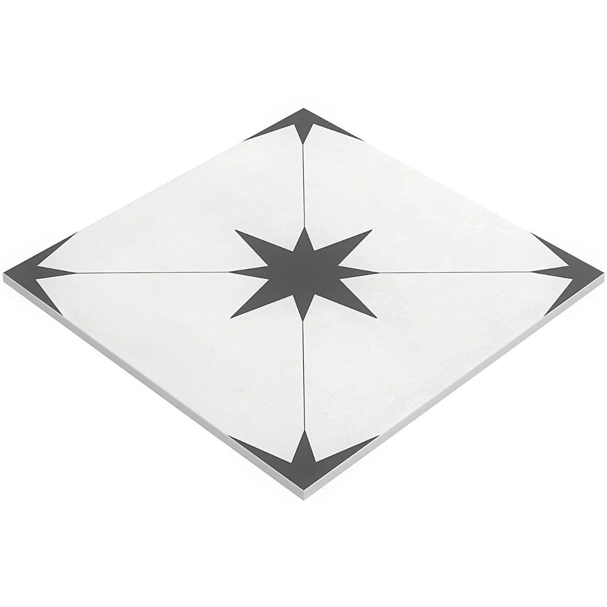Tau Blanco White 9x9 Matte Porcelain Tile by Lux Tile - Image 8