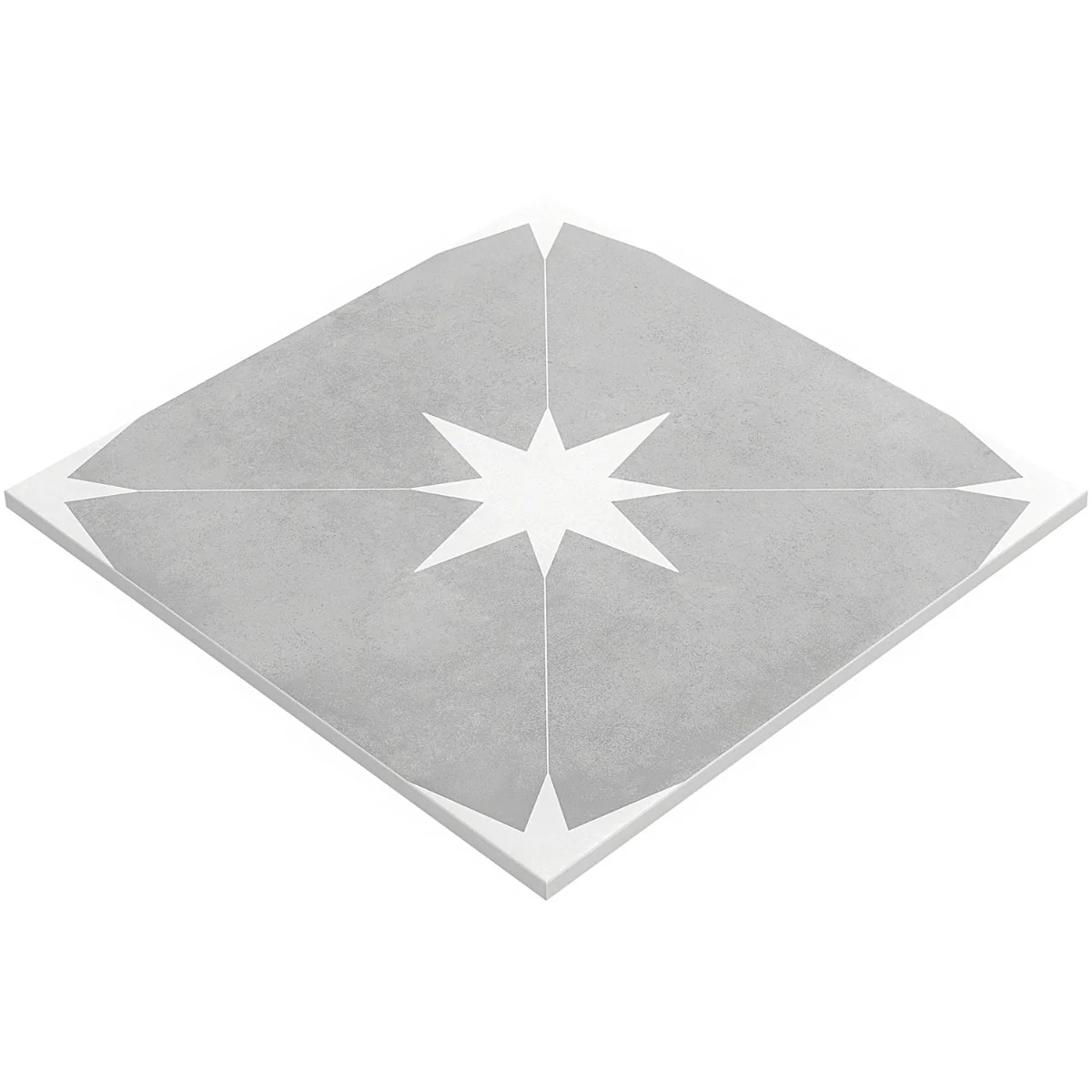 Tau Gris Gray 9x9 Matte Porcelain Tile - Lux Tile - Image 9