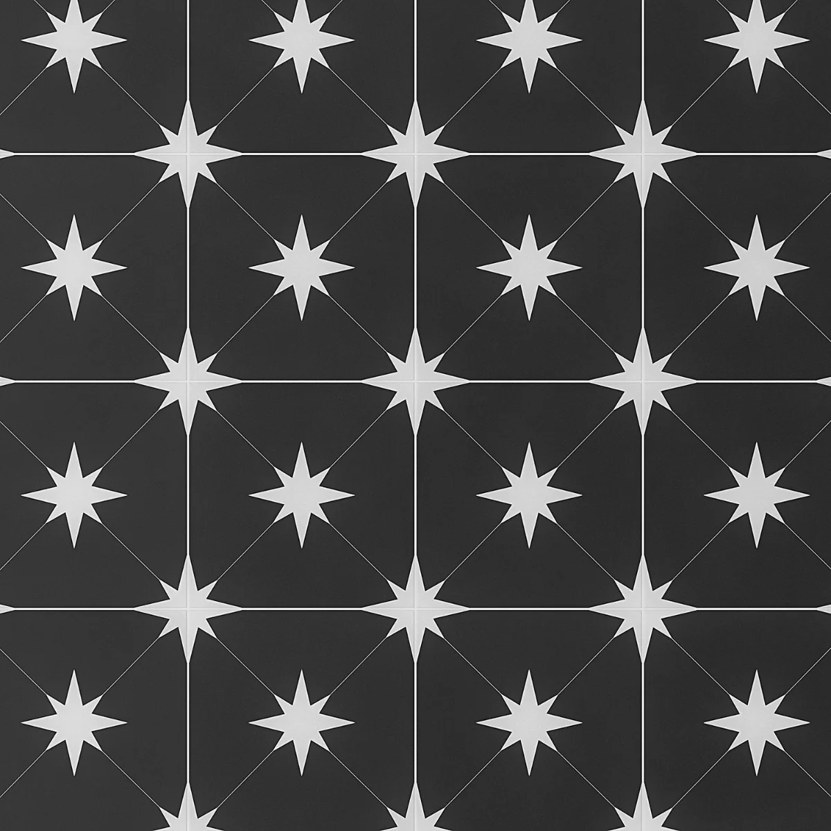 Tau Nero Black 9x9 Matte Porcelain Tile by Lux Tile - Image 4