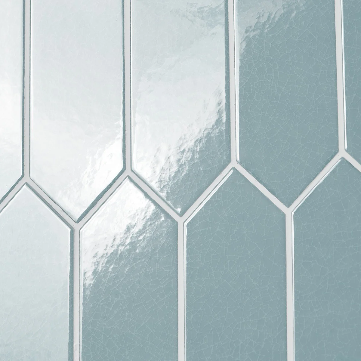 Tehama Crackled Blue 3x12 Ceramic Tile - Lux Tile - Image 5