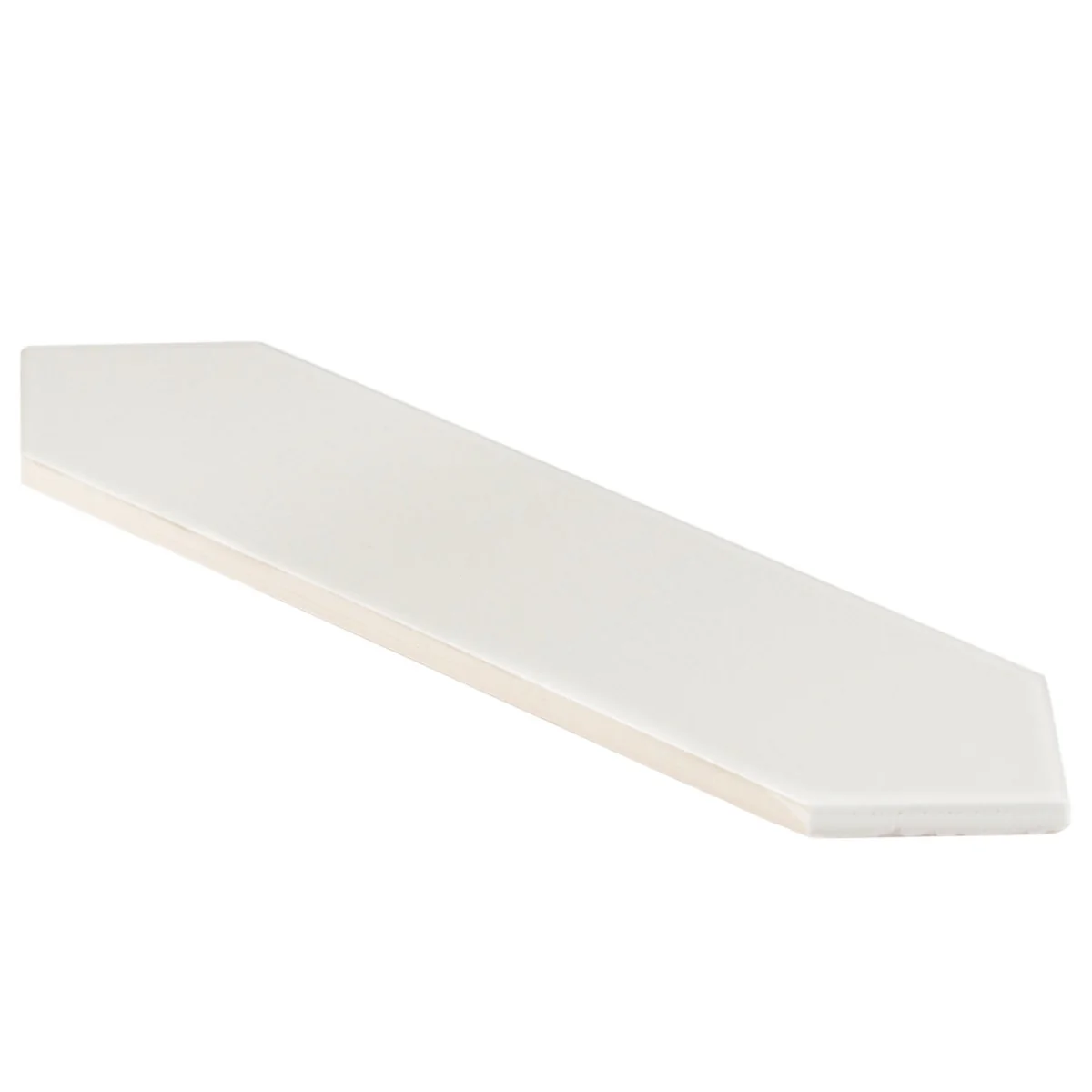 Tehama Crackled White 3x12 Ceramic Tile - Lux Tile - Image 2