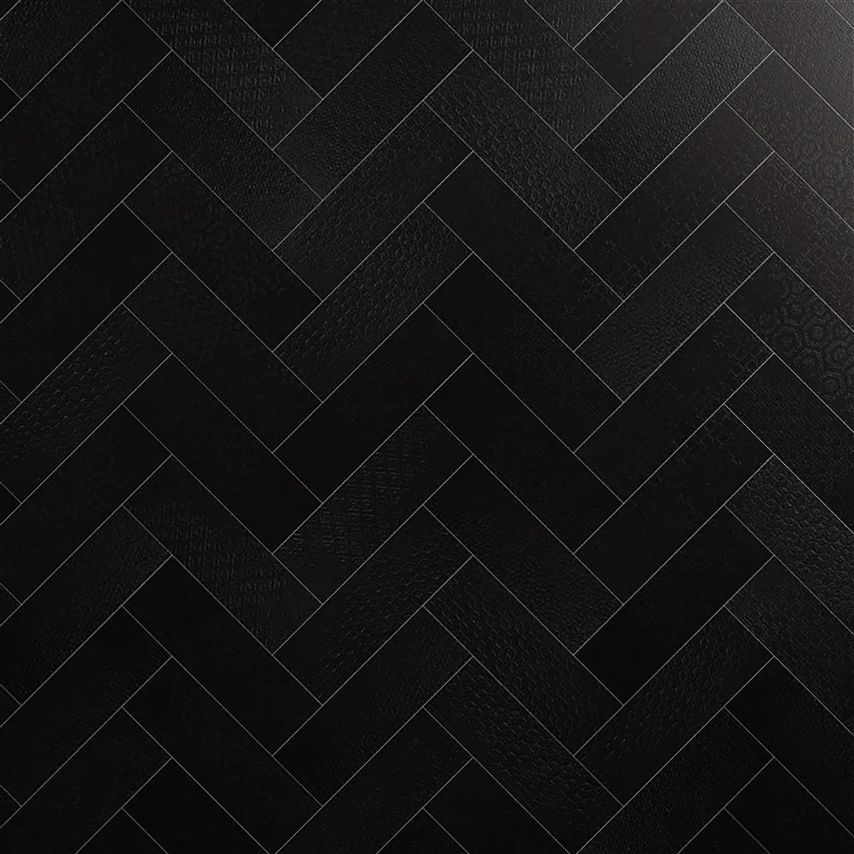 Tessuto Carbone Matte Black 4x12 Porcelain Subway Tile - Image 3