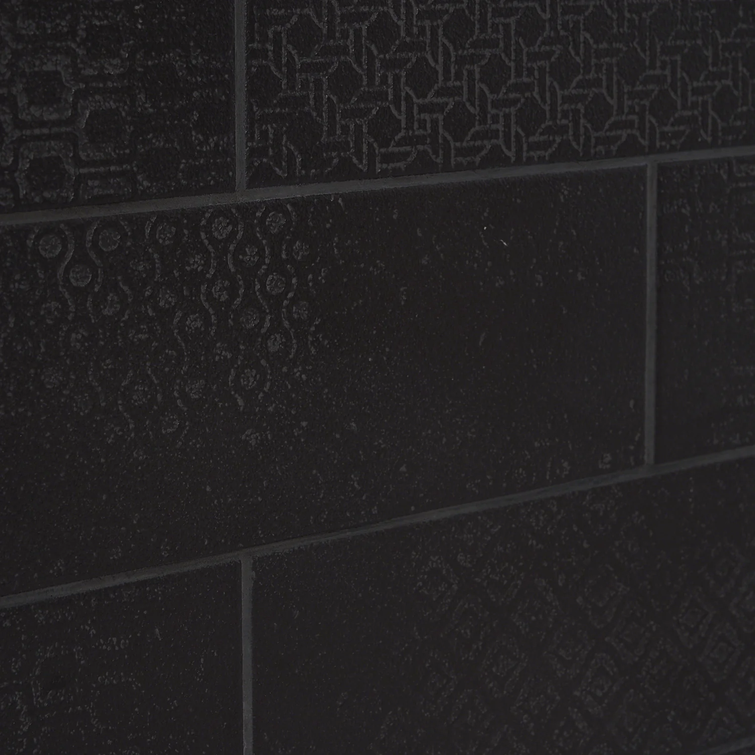 Tessuto Carbone Matte Black 4x12 Porcelain Subway Tile - Image 7