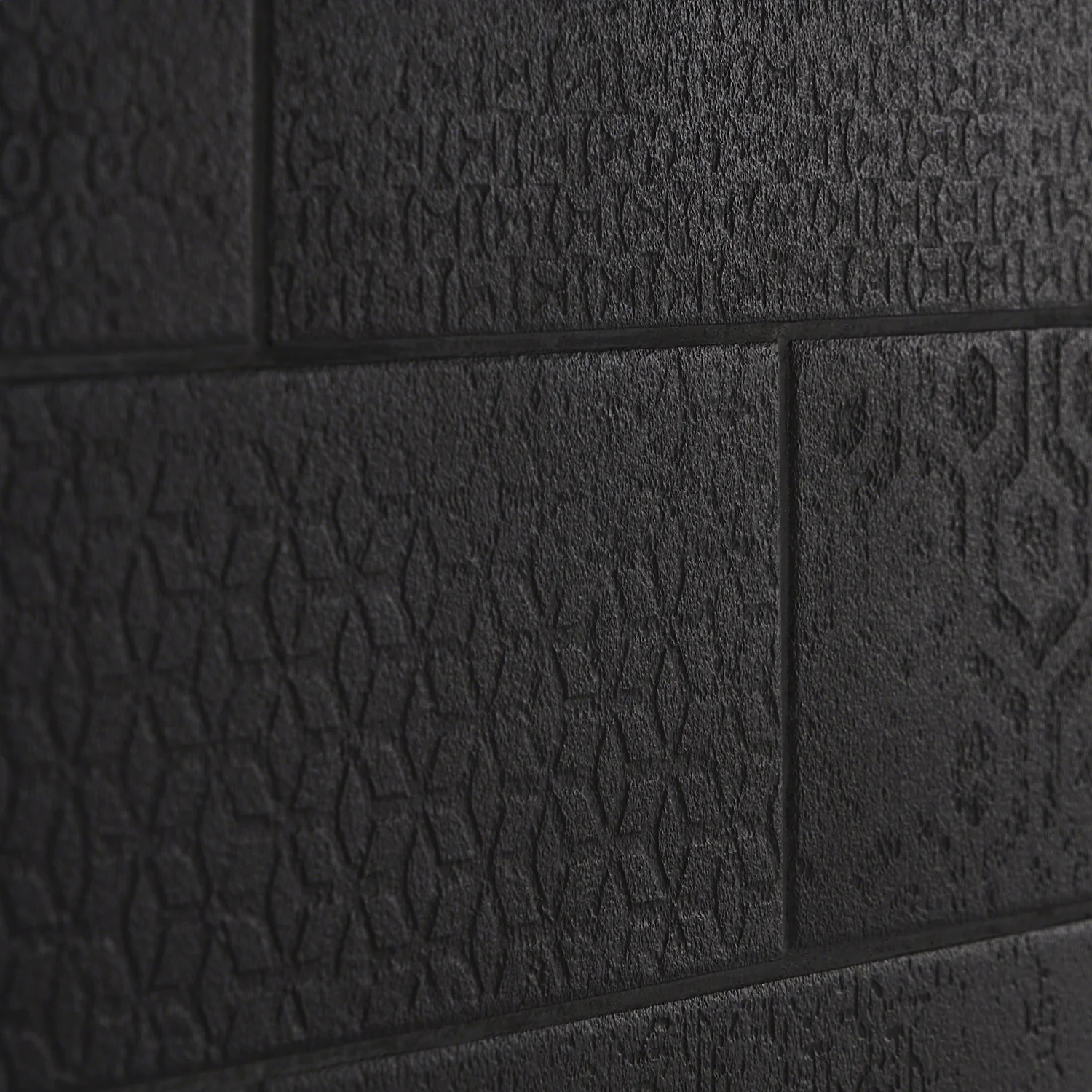 Tessuto Carbone Matte Black 4x12 Porcelain Subway Tile - Image 8