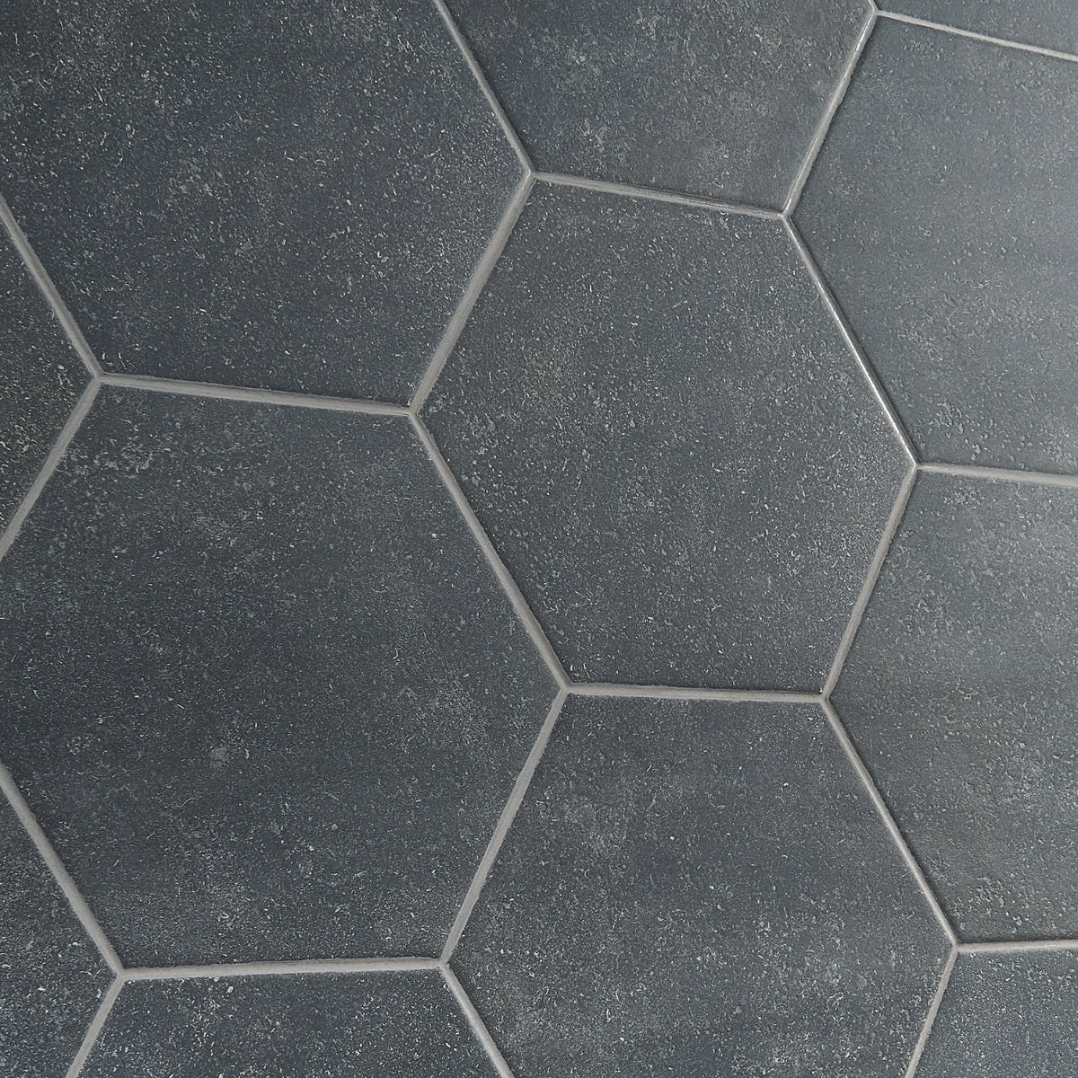 Texstone Antracita Dark Gray 9" Hexagon Matte Porcelain Tile - Image 5