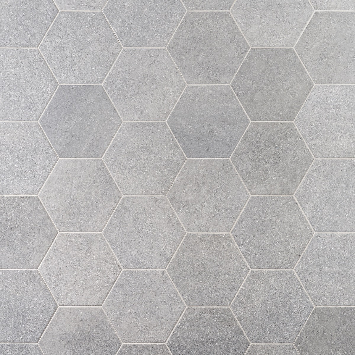 Texstone Gris Gray 9" Hexagon Matte Porcelain Tile - Lux Tile - Image 3