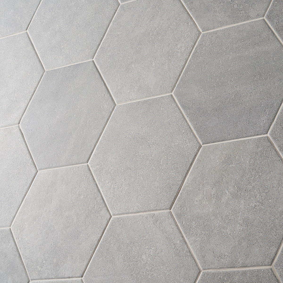 Texstone Gris Gray 9" Hexagon Matte Porcelain Tile - Lux Tile - Image 5