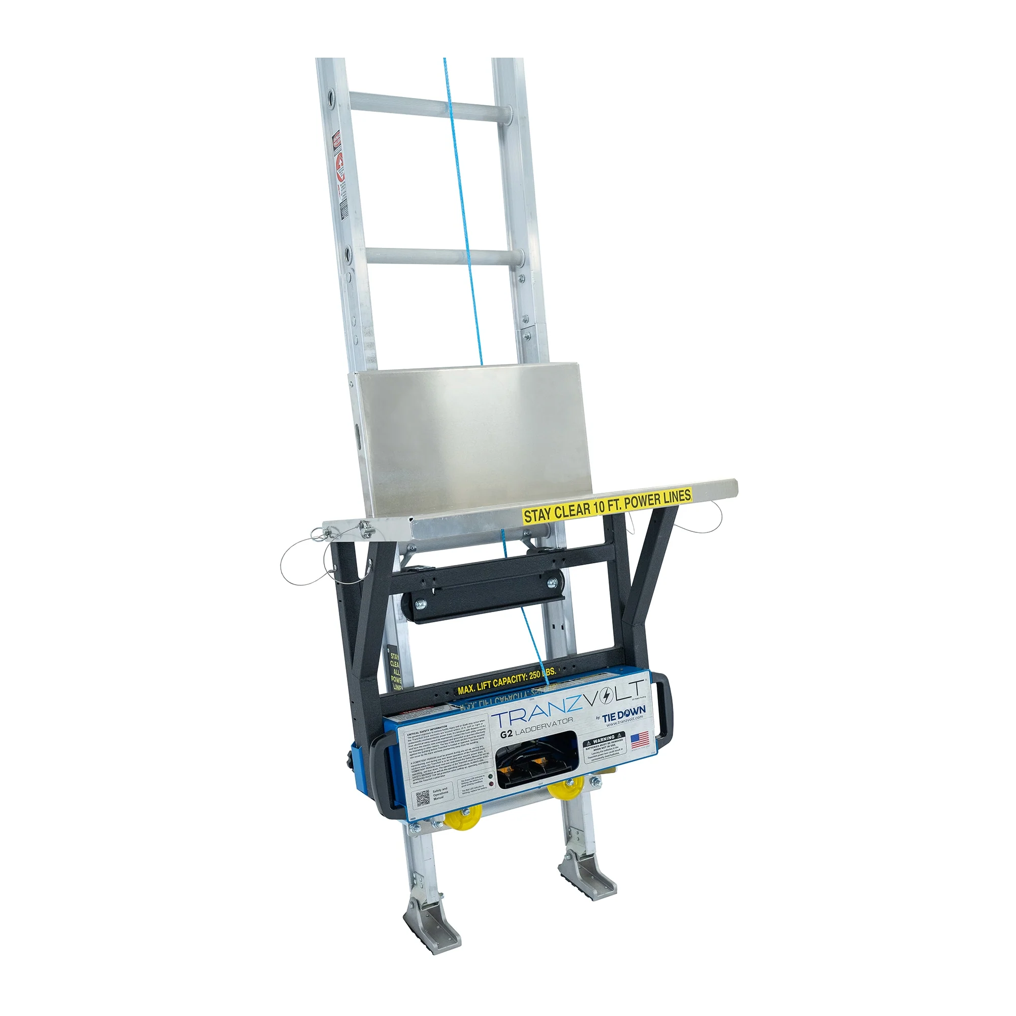 Tie Down TranzVolt Roofing Platform (Platform Only) – Ladder Hoist Accessory - Image 2