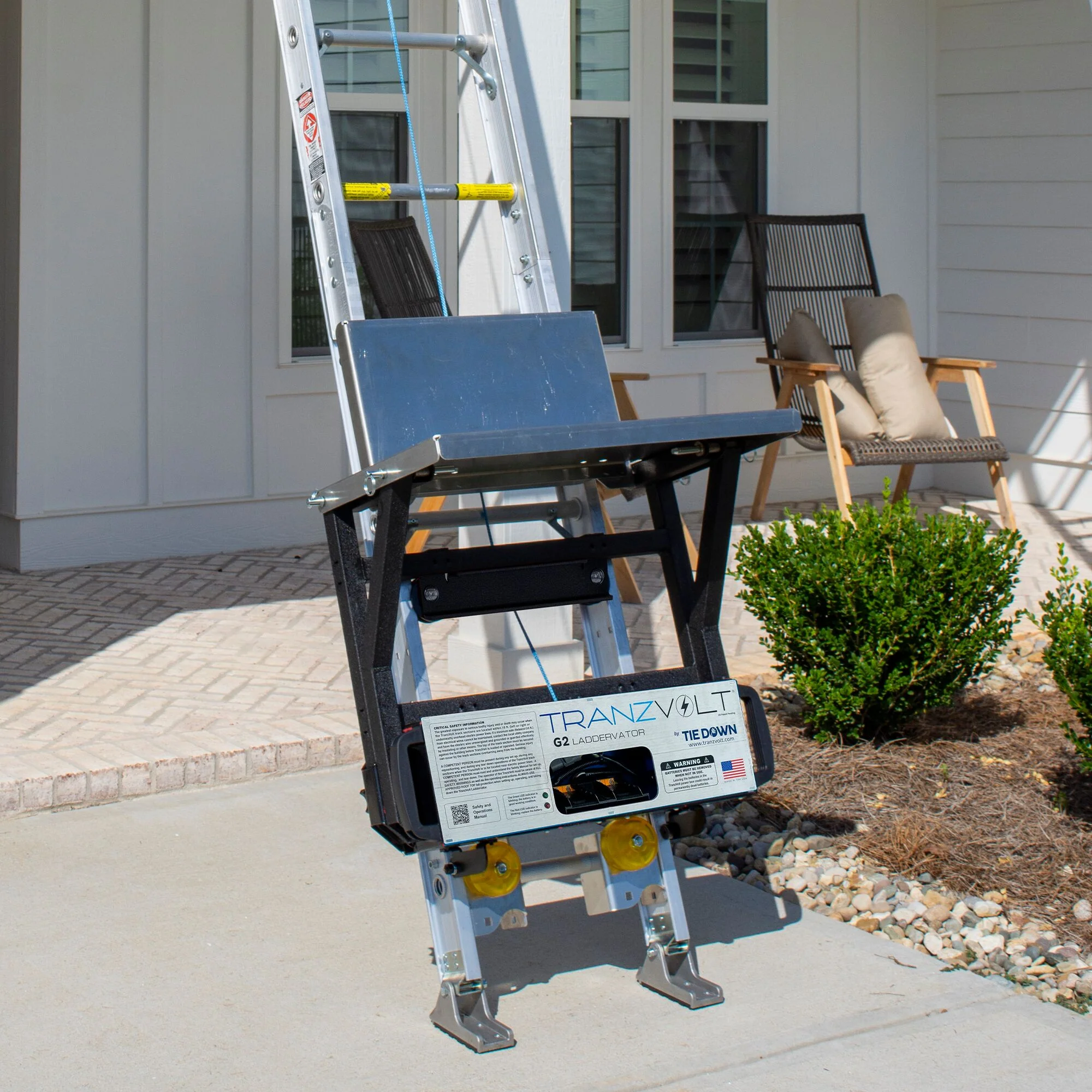 Tie Down TranzVolt Roofing Platform (Platform Only) – Ladder Hoist Accessory - Image 3